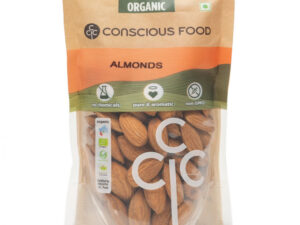 Conscious Food Almonds - 100 Gm