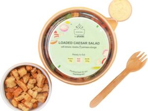 Pluckk Loaded Caesar Salad (Ready to Eat) Cut