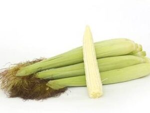 Baby corn unpeeled