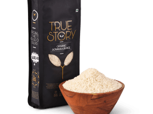 Organic White Sonamasuri Rice - 1Kg