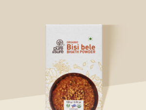 Pure & Sure Organic Millet Bisi Belebath Powder - 200 Gm