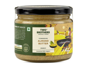 Two Brothers Almond Butter With Jaggery, Crunchy300g