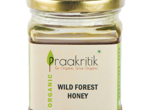 Praakritik Organic Wild Forest Honey, Organic, Produce of Wild Honey Bee of Forest, Raw Unprocessed Unheated, No Artificial Color, 200Gm