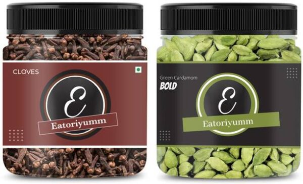 Eatoriyumm Spice Combo ( Clove 50g + Green Cardamom 50g...
