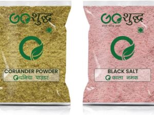 Goshudh Kala Namak 750gm & Dhaniya Powder 500gm Combo P...