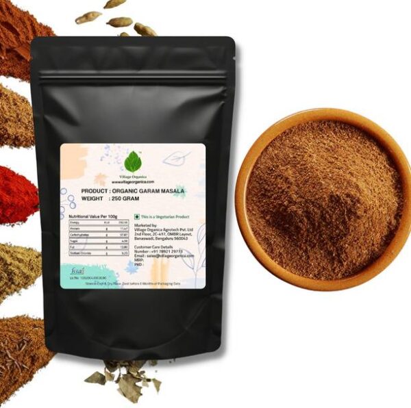 Village Organica Garam Masala (Bay Leaf, Black Cardamom...