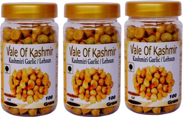 vale of kashmir Kashmiri Lasun / Lehsun / Garlic 300 gm...