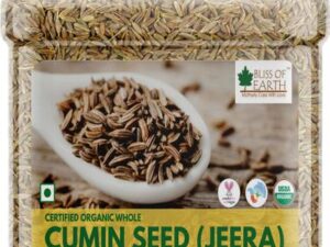 Bliss of Earth 400gm Certified Organic Sabut Jeera