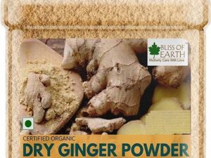 Bliss of Earth Certified Organic Dried Ginger Powder fo...