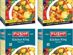 Pushp Brand Kitchen King Box (Pack of 4, 100g in each p...