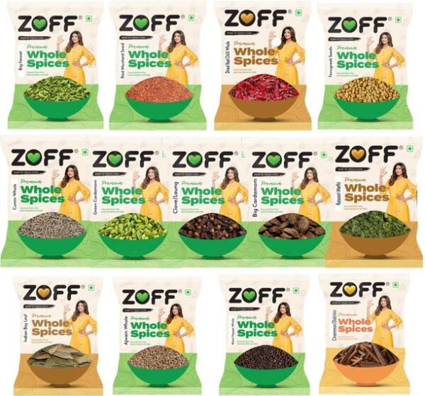 zoff Kitchen Whole Spices- Pack Of 13