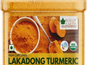 Bliss of Earth High Curcumin Certified Organic Lakadong...