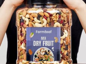 FarmLeaf Mix Dry Fruit | Panchmeva | 500gm | A Almonds,...