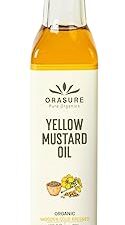 Orasure Organic Yellow Mustard Oil | Wooden Cold Pressed For Daily Cooking | Sarso ka Tel | Pure & Unrefined | Zero Preservative | Kolhu/Kacchi Ghani/Chekku | Chemical-Free | 250ml