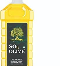 Jivo So-Olive Oil - 5 litre | Blend Of Rice Bran Oil And Olive Oil | Healthy Lifestyle Edible Cooking Oil with Goodness of Olive Oil (Pack of 1)