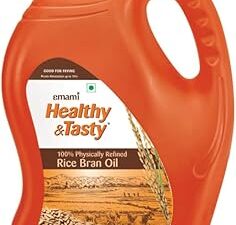 Emami Healthy & Tasty Physically Refined Rice Bran Oil 4.500kg Jar