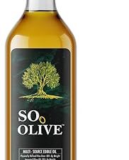 Jivo So-Olive Oil - 1L | Premium Blend of Rice Bran & Olive Oil | Nutritious Cooking Oil for a Healthy Lifestyle | Ideal for Daily Use | Edible Oil (Pack Of 1)
