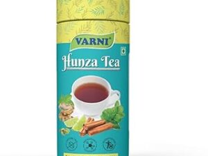 Varni Hunza Handmade 100% Natural Herbal Tea - An Energetic Drink For Good Health & Longevity | Caffeine Free | Builds Immunity | No Artificial Flavours (100 GM) (Varni Hunza (100 gm) - New)