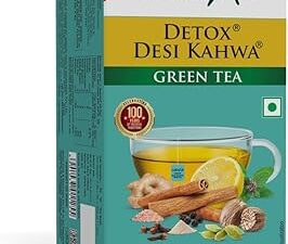 Girnar Food & Beverages Pvt. Ltd. Detox Green Tea - Desi Kahwa (36 Tea Bags) 90 gm