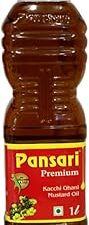 Pansari Kacchi Ghani Mustard Oil, 1L