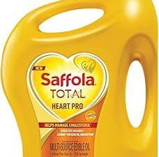 Saffola Total Oil | Heart Pro | Multi source Edible Oil (Blend of Refined Rice Bran oil & Refined Sunflower oil) | Power of 6 | Helps Manage Cholesterol | 5 Litre Jar