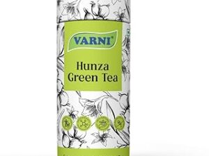 Varni Hunza Handmade 100% Natural Herbal Tea - An Energetic Drink For Good Health & Longevity | Builds Immunity | No Artificial Flavours (100 GM) (Green)