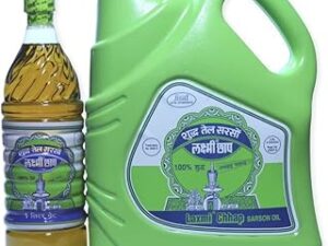 Laxmi Chhap Oil Combo Pack Of 5 Liter And 1 Liter Premium Pure Mustard Oil