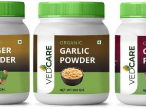 Vedcare (Ginger + Garlic +Onion) Organic Powder (200g X...