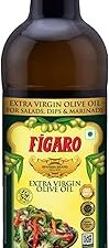 Figaro Extra Virgin Olive Oil- 100% Natural and Cold Extracted- Perfect for Salad, Paratha, Marinade - Imported from Spain- 1L Bottle
