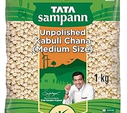 Tata Sampann Unpolished Kabuli Chana, 1 kg, (Medium Size)