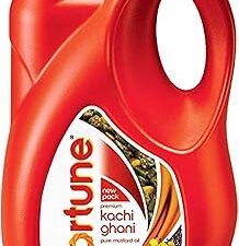 Fortune Premium Kachi Ghani Pure Mustard Oil, 5 Ltr Jar