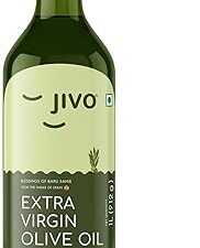 Jivo Extra Virgin Olive Oil 1 litre | Contains Vitamin E | Low in Saturated Fat | Natural Cooking Oil, for Dressings, Salad, and Soups, Dips & Marinades [Pack of 1 (1L Pet Bottle)]