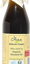 Kokum Organic Mustard Oil – 1 Litre | Certifed Organic| Packed in Glass Bottle | Natural & Unrefined