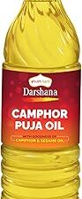 Shubhkart Darshana Camphor Puja Oil for Puja, Festivals, Havan, Spiritual | Til |Camphor Fragrance |Long Lasting Deepam For Daily Items (900 Ml/Pack) Non-Edible