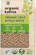 Organic Tattva Urad Dal Whole White, 1kg