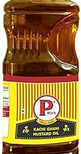 P Mark Kachi Ghani Pure Mustard Oil 2 Litre Bottle | mustard oil 2 litre kachi ghani | Mustard Oil | Edible Oil