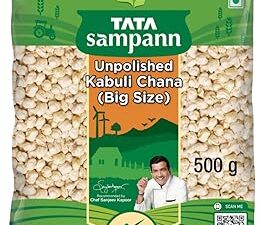 Tata Sampann Unpolished Kabuli Chana (Big Size), 500g