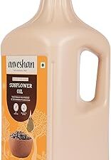 Anveshan Wood Pressed Sunflower Oil 5L | Plastic Can | Kolhu/Chekku | Extracted on Wooden Churner | Natural | Chemical-Free | Cold Pressed Sunflower Oil for Cooking