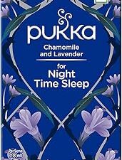 Pukka Chamomile and Lavender for Night Time Sleep I Herbal Infusions I 25 infusion tea bags