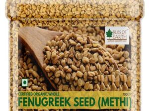 Bliss of Earth Certified Organic Fenugreek Seed Whole, ...