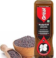 Oreal Organic Kacchi Ghani Mustard Oil, 1L
