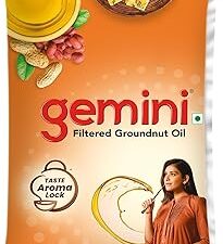 Gemini Groundnut Oil Pouch, 1L