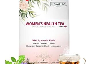 Namhya Women's Health Tea Plus | PCOS tea for women | Loaded with Natural Ayurvedic Herbs (100 Gram) | Green Tea | Pcos Supplements for Women