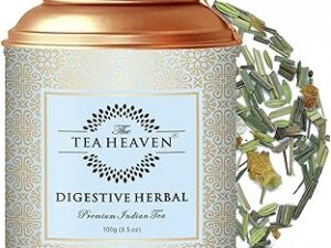 The Tea Heaven | Tea Gift - Digestive Herbal Tea (Wellness Tea) - Relieves Gas and Stomach Discomfort- 100% Natural Ingredients- 50 Grams(25 Cups)