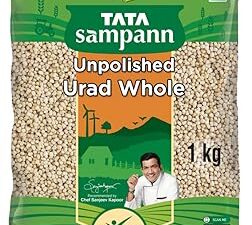 Tata Sampann Unpolished Urad Dal Whole, 1kg