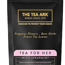 The Tea Ark Spearmint Tea For her Pcos Pcod, Herbal Powder Tea For Women With (Shatavari & Fennel) Caffeine Free, Hormonal Balance, Reduce Unwanted Hair, Clear Acne (50 Cups),100 Grams (Pouch)