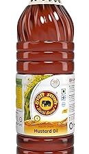 Elephant Brand Hathi Marka Kacchi Ghani Mustard Oil - 1 Litre Bottle