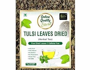 Online Quality Store Tulsi Tea -100g | Tulsi Dried Leaves Herbal Green | Tulsi | Helps with Stress and Anxiety