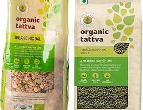 Organic Tattva Mix Dal, 500g & Organic Tattva Moong Dal Whole, 500g