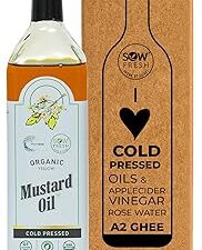 COLD PRESSED ORGANIC MUSTARD OIL (1000ML)